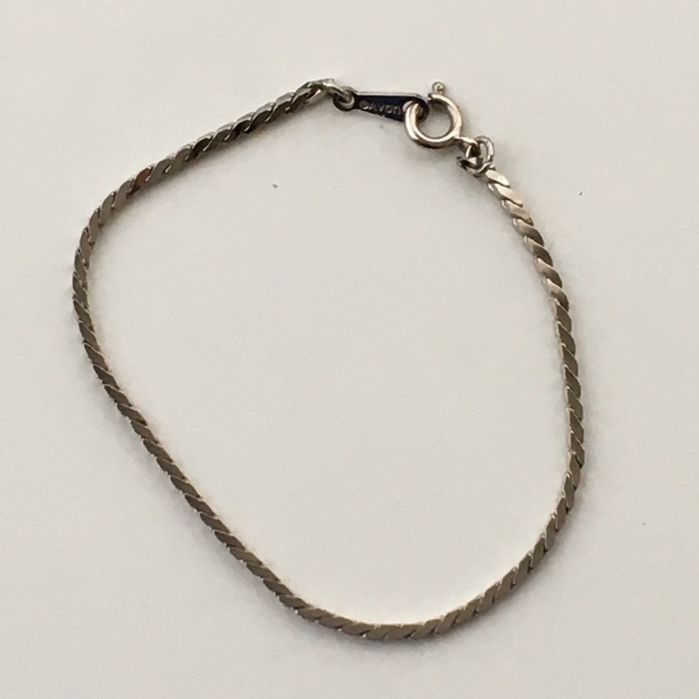 Simple Silver Avon Bracelet